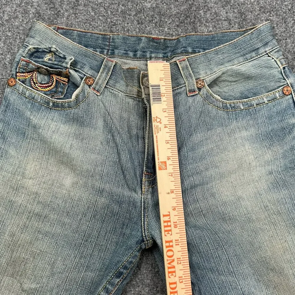 True Religion Y2K Embroidered Back Pocket Bootcut Mens 36x33